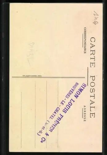 Künstler-AK Haricots d`Arpajon de Simon Louis, Reklame Bohnen