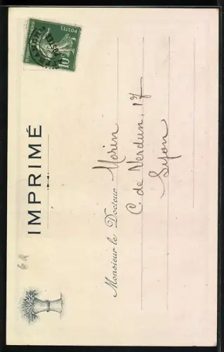 AK Embryonine du Docteur Barré, Medicament contre les méfaits du surmenage, Reklame