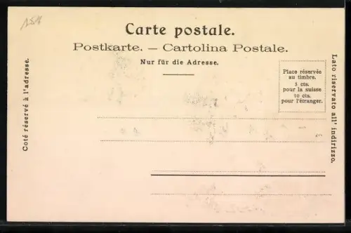 Lithographie Soleure, Gesamtansicht, Chocolat Suchard, Frauen in der Weberei, Wappen