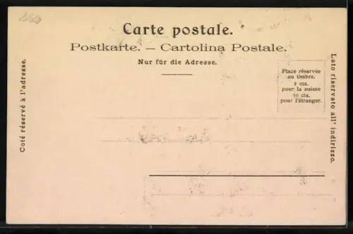 Lithographie Basel, Rheinbrücken, Werbung Chocolat Suchard