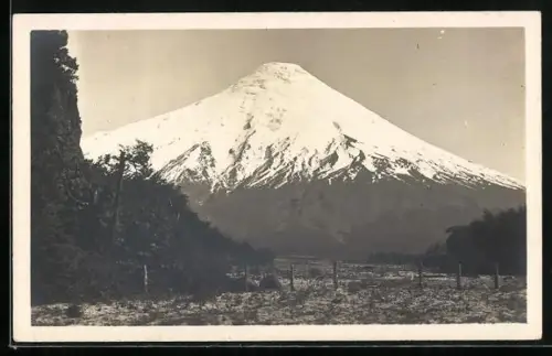 AK Osorno, Blick auf den Vulkan