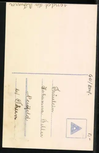 Foto-AK HB Nr. 9427/3: Mädchen mit Bibel zur Konfirmation