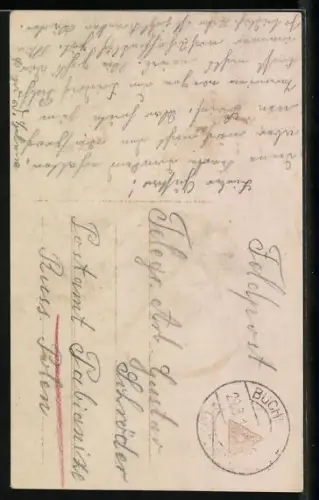 Foto-AK HB Nr. 7045/6: Dame hält das Foto ihres Geliebten in der Hand