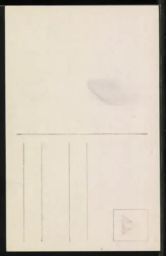 Foto-AK HB Nr. 7663/3: Dame in einem Ruderboot blickt in die Ferne, Still ruht der See