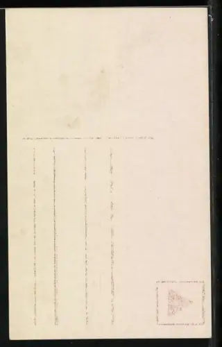 Foto-AK HB Nr. 7151: Junge Dame lehnt auf einen Tisch und hält einen Brief in der Hand