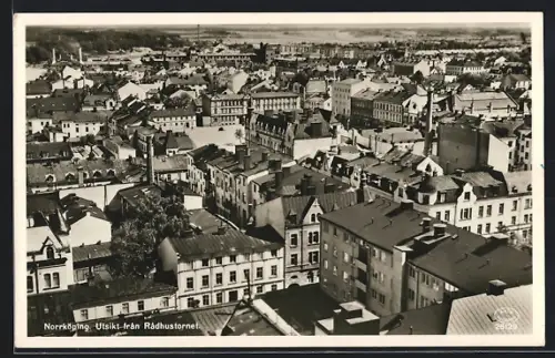 AK Norrköping, Utsikt fran Radhustornet