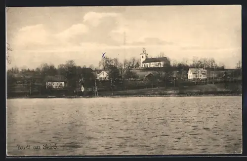 AK Skirö, Panorama mit Kirche