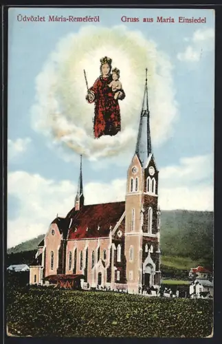 AK Budapest, Kirche Maria-Einsiedel