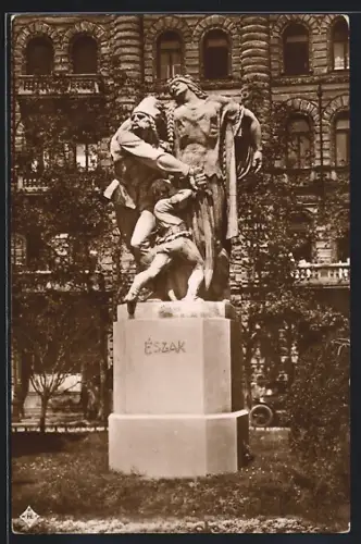 AK Budapest, Irredenta-Denkmal, Nord