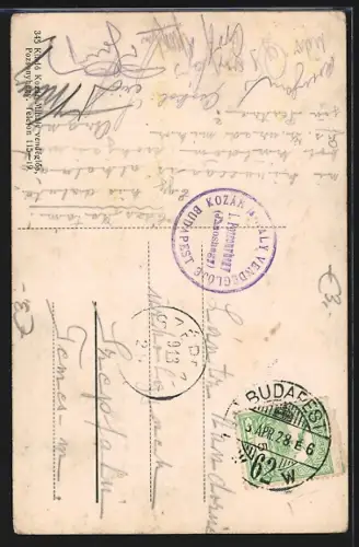 AK Budapest, Johannisberg, Elisabeth Aussichts-Turn