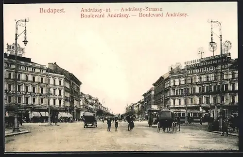 AK Budapest, Andrássy-Strasse