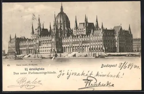 AK Budapest, Das neue Parlamentsgebäude