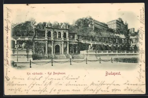 AK Budapest, Kgl. Burgbazar