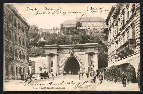 AK Budapest, Partie am Tunnel