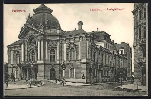 AK Budapest, Lustspieltheater, Totalansicht
