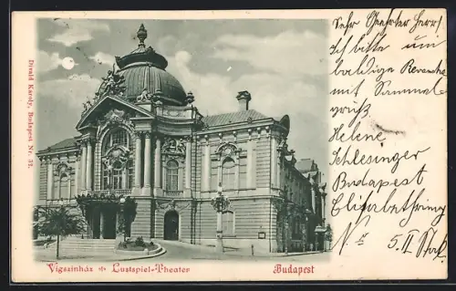 AK Budapest, Lustspiel-Theater