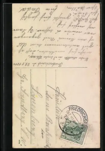 Foto-AK BNK Nr. 33841/2: Junge Frau mit Flechtfrisur