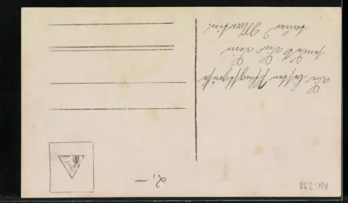 Foto-AK BNK Nr. 34905/6: Eleganter Herr bei einer Dame, Pfingstgruss