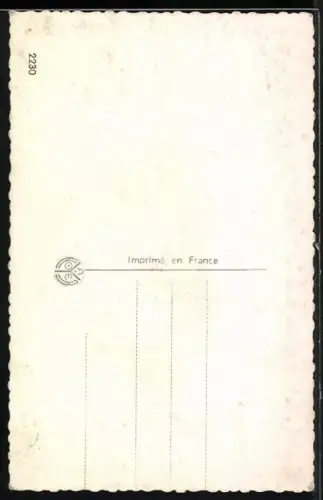 Foto-AK A. Noyer Nr. 2230: Junger Kavalier mit Rosen