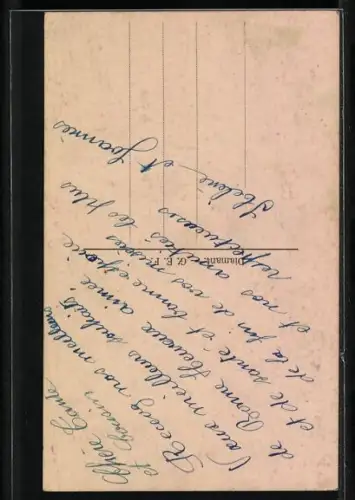 Foto-AK A. Noyer Nr. 1796: Paar vor Blumenständen, Hochhäuser