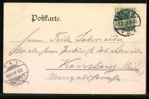AK Kaiser Wilhelm II. bei einer Parade