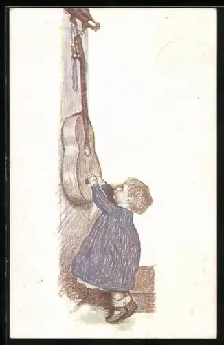 Künstler-AK G. Hirth`s Verlag, Serie XX11, 1: Heimliche Liebe