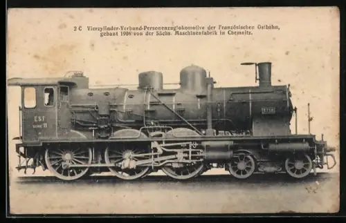 AK Personenzuglokomotive der Französischen Ostbahn