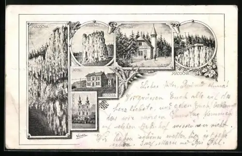 AK Macocha, Hotel, Utulna, Hrebenac