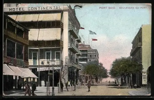 AK Port Said, Boulevard Du Port, Hotel Continental