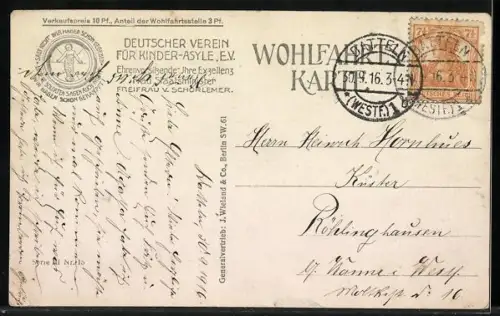 AK Denkt an unsere Krieger-Waisen, Die Zukunft unseres Volkes, Säuglinge