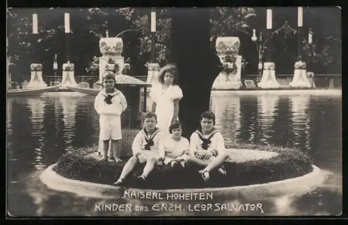 AK Kaiserl. Hoheiten, Kinder des Herzh. Leop. Salvator