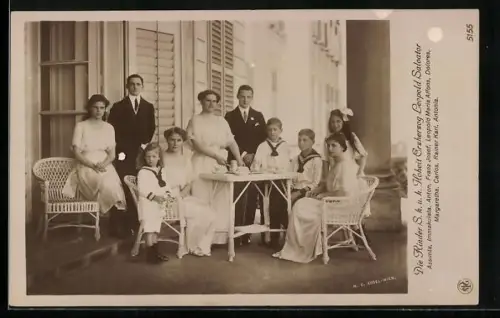 AK Die Kinder S. H. Erzherzog Leopold Salvator