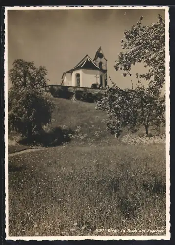 AK Risch am Zugersee, Ansicht der Kirche