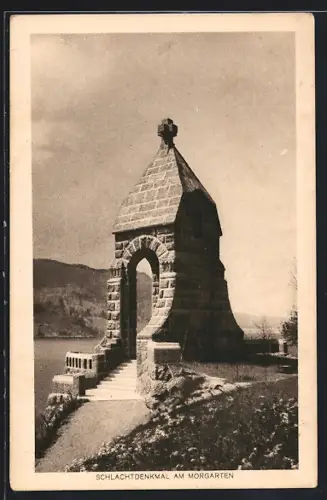 AK Morgarten, Schlachtdenkmal am Morgarten