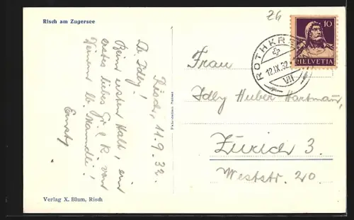 AK Risch a. Zugersee, Ortsansicht