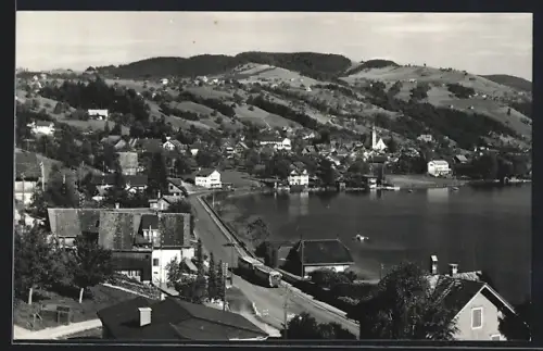 AK Ober-Aegeri, Totalansicht von Westen