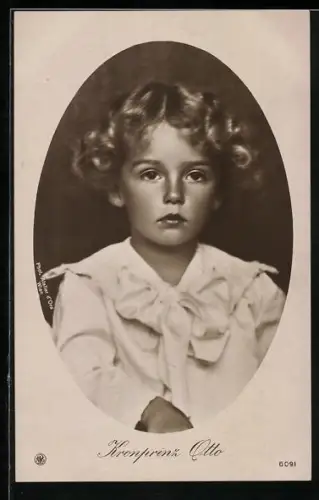 AK Kronprinz Otto, Portrait