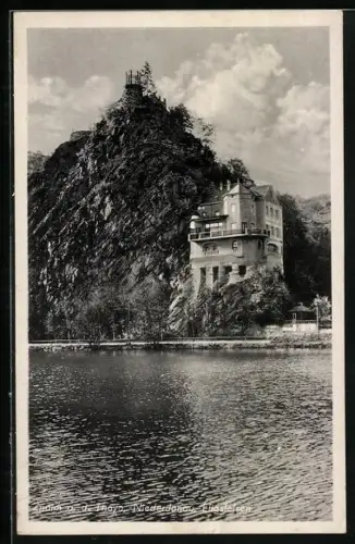 AK Znaim, Blick zum Fligsfelsen