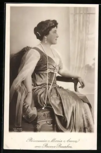 AK Prinzessin Maria Anna von Parma Bourbon