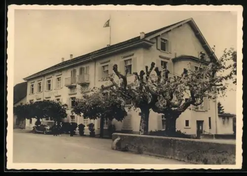 Foto-AK Mumpf, Hotel Sonne von G. Hurt-Klein