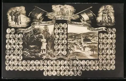 AK Eberschwang, Im 1. Weltkrieg gefallene Soldaten der Gemeinde