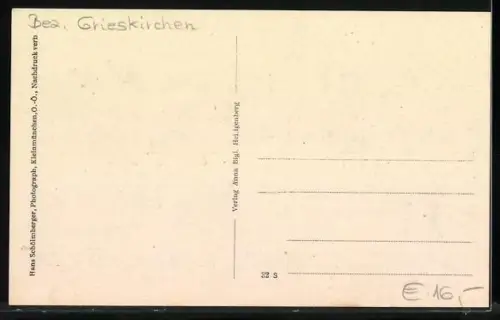 AK Heiligenberg /O.-Östr., Bigl`s Handlung, Pfarrhof, Unterer Kirchplatz