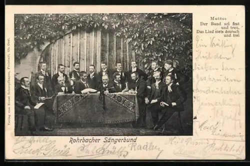AK Rohrbach, Gruppenbild Rohrbacher Sängerbund