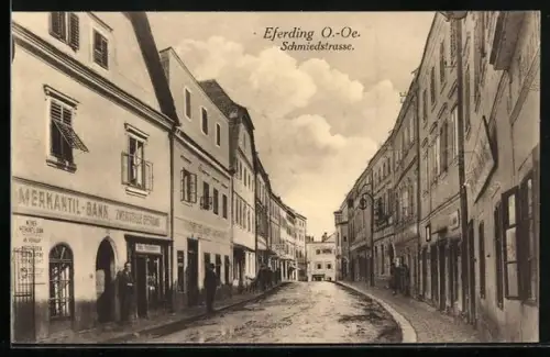 AK Eferding /O.-Oe., Merkantil Bank in der Schmiestrasse