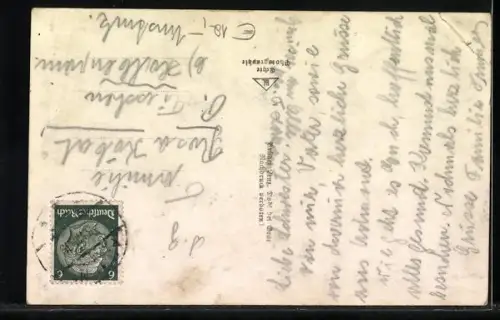 AK Admont, Geschäftsstrasse mit Blick zur Kirche