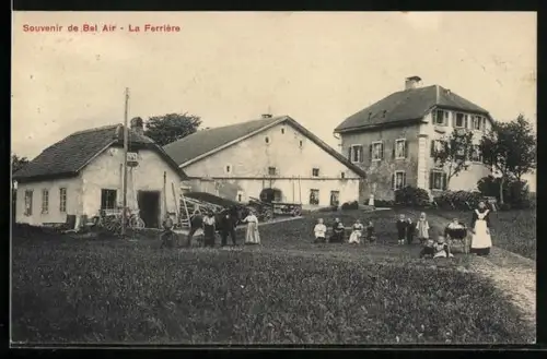AK La Ferrière /Bern, Dorfpartie