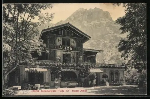 AK Grindelwald, Hotel Adler