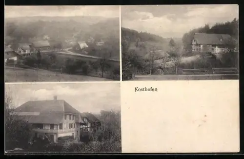 AK Grossaffoltern, Kosthofen, Verschiedene Ortsansichten