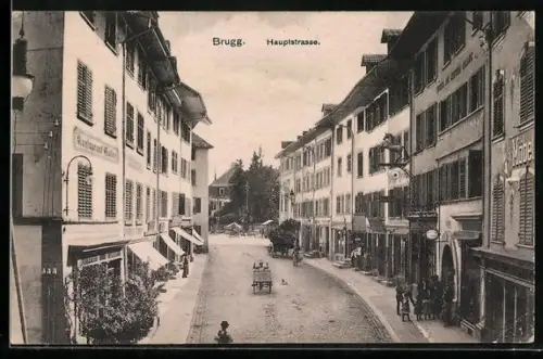 AK Brugg /Aargau, Hauptstrasse