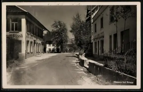 AK Hausen bei Brugg /Aargau, Gasthaus zum Rössli